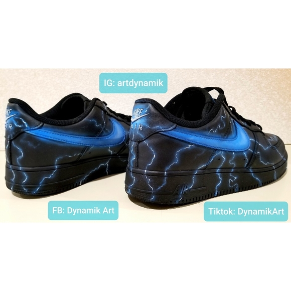 Custom Painted Nike Air Force 1 Low - Picture 6 of 6